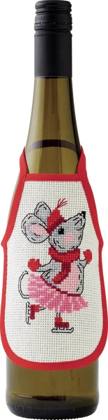 Permin Julebroderier - Mus 10x15cm 3pk